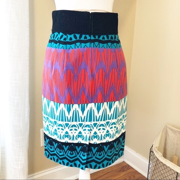 Plenty by Tracy Reese Montagne Geo Print Pencil Skirt - 4 - Picture 4 of 11